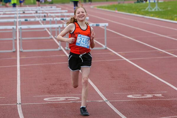 Freya O' Connor Reeside AC at the Longford Roscommon Westmeath track and field events in TUS. Photo Paul Molloy. Freya O' Connor Reeside AC at the Longford Roscommon Westmeath track and field events in TUS. Photo Paul Molloy.