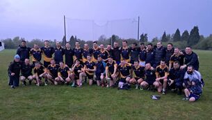 <p>The Roscommon Garda side that claimed All Ireland Inter Firms glory. Picture: St. Faithleach GAA Club.</p>