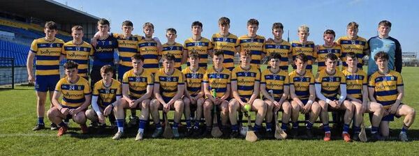 The Roscommon U-20 hurling panel that were defeated by Derry in Saturday's All-Ireland U-20 B Hurling Championship final. 