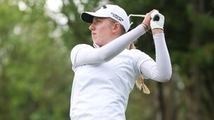 <p>Olivia Costello in action at Corrstown. Pic: Tom Maher / Inpho. </p>