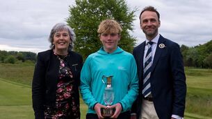 <p>Isaac Oliver became the 2026 Fairhaven Trophy Boys' Champion following a two stroke victory. Picture: Fairhaven Golf Club.</p>