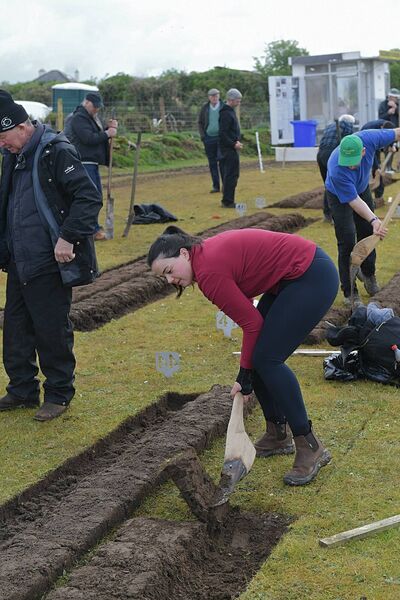 Loy challenge: Rachel O’Grady, Fourmilehouse, pictured at the County Roscommon Ploughing Championships in Fuerty last weekend. Pic: Gerard O’Loughlin Loy challenge: Rachel O’Grady, Fourmilehouse, pictured at the County Roscommon Ploughing Championships in Fuerty last weekend. Pic: Gerard O’Loughlin