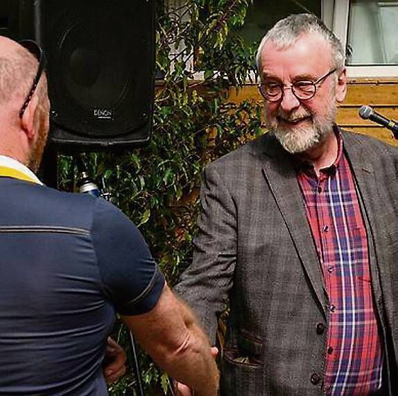 Michael Harding at the Ardcarne Garden Centre 40th anniversary celebrations. Pic: David Knight