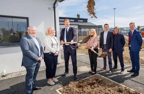Minister for Justice turns sod on housing project at Castlerea Prison