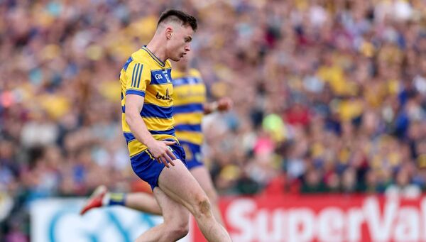 Darragh Heneghan scores Roscommon's third goal during Sunday's two-point victory against Galway at King and Moffatt Dr. Hyde Park. Picture: INPHO/James Crombie 