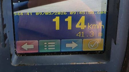 Driver caught speeding at 114kph in 50kph zone
