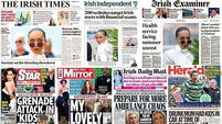 What the papers say: Wednesday's front pages