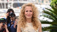 Gillian Anderson shows off ’80s-style curls at Cannes Film Festival