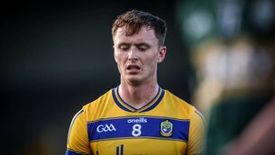 <p>Roscommon midfielder, Niall Heneghan, shows his disappointment as his side are knocked out of the All-Ireland U-20 football championship by Kerry at FBD Semple Stadium on Wednesday evening. Picture: INPHO/Dan Clohessy</p>