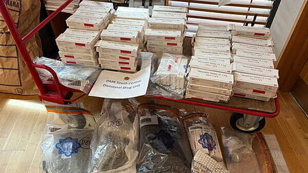 Man and woman arrested after €198k of controlled drugs seized in Co Dublin
