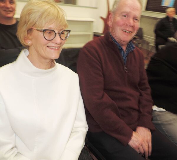 Pictured recently at the staging of ‘Separate Beds’ in Lisacul were Brian and Maria Mulligan.Pic: James Hunt 