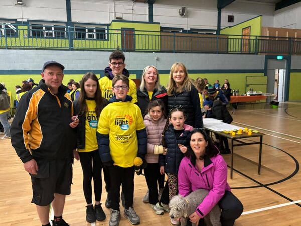 There was a great turnout for the Strokestown Darkness Into Light walk last weekend. Pic: Courtesy Strokestown Darkness Into Light