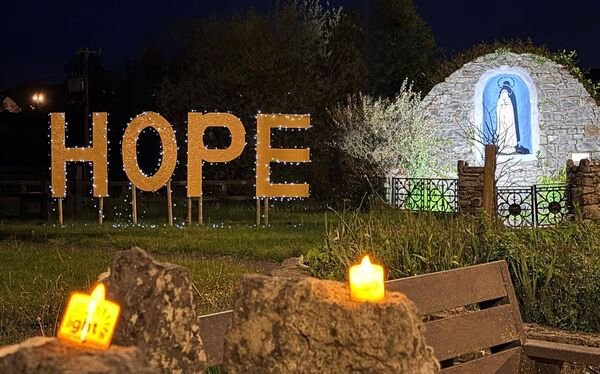 Hope was the theme of the Strokestown Darkness Into Light walk last weekend. Pic: Courtesy Strokestown Darkness Into Light