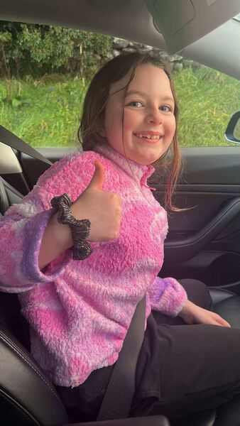 Eight-year-old Marilou from Galway who is raising funds for the Join Our Boys trust.