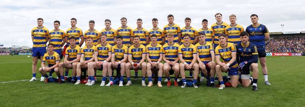 The Roscommon senior football panel that were crowned 2026 Connacht senior football champions at King and Moffatt Dr. Hyde Park on Sunday last. Back row (l-r): Keith Doyle, St. Dominic's; Ruaidhrí Fallon, St. Brigid's; Conor Ryan, Pádraig Pearses; Ronan Daly, Pádraig Pearses; Dylan Ruane, Michael Glaveys; Enda Smith, Boyle; Caelim Keogh, Pádraig Pearses; Darragh Heneghan, Michael Glaveys; Shane Cunnane, St. Brigid's; Cian McKeon, Boyle; Niall Higgins, Navan O'Mahony's; Jack Duggan, Clonguish; Paul Carey, Pádraig Pearses, and Conor Carroll, St. Brigid's. Front row (l-r): Robbie Dolan, St. Brigid's; Brian Stack, St. Brigid's; Colm Neary, Strokestown; Eoin McCormack, St. Dominic's; Senan Lambe, Roscommon Gaels; Diarmuid Murtagh, St. Faithleach's (captain); Patrick Gavin, Clann na nGael; Robert Heneghan, Michael Glaveys; Eoin Ward, Fuerty; Conor Hand, St. Brigid's; Daire Cregg, Boyle, and Aaron Brady, Elphin. Picture: INPHO/James Crombie 