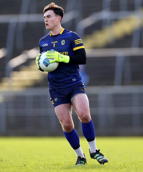 Roscommon goalkeeper Conor Carroll has played a key role in the successes against Mayo and Galway. Picture: INPHO/James Crombie