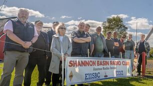 <p>Members of the Shannon Basin Radio Club at Elphin Windmill recently.</p> <p>Members of the Shannon Basin Radio Club at Elphin Windmill recently.</p>
