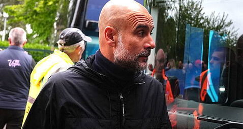 Pep Guardiola arrives at Bournemouth without commenting on departure reports