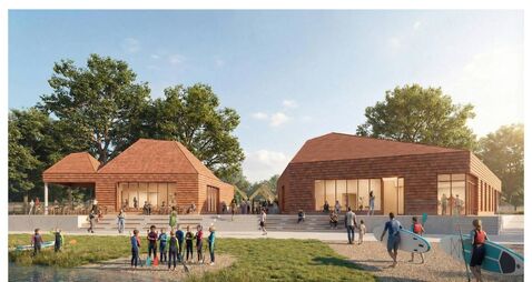 Planning application for  waterfront park to be made soon