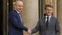 Macron shows Taoiseach ‘very moving’ letters from Wolfe Tone to France