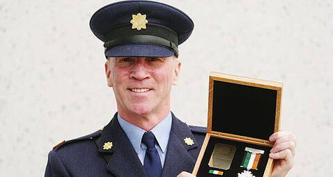 Garda ‘very proud’ of father awarded bravery medal