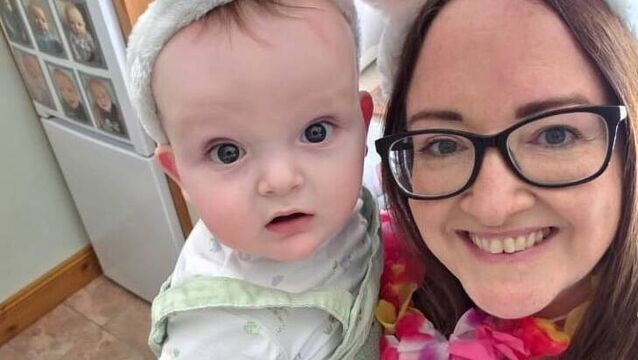 <p>Susan Mulligan, originally from Castlerea and now living in Kilcock, County Kildare, with her son Noah. </p>
