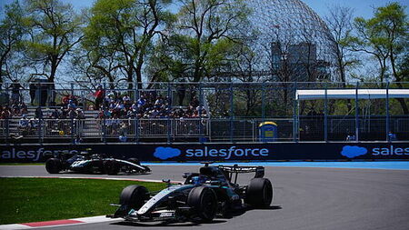 George Russell bids to begin fightback with sprint pole in Canada