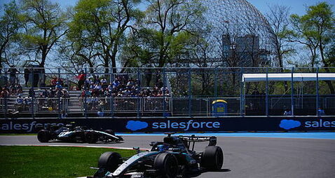 George Russell bids to begin fightback with sprint pole in Canada