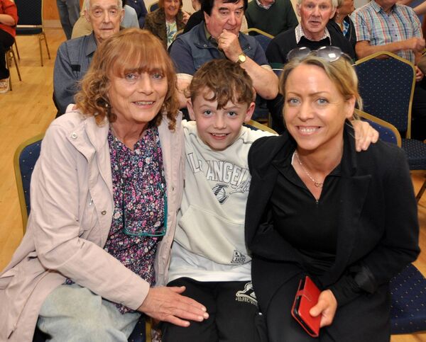 Vera Gaffney, Adam Nazaruk and Mandy Gaffney pictured at a special celebration in St. Ronan’s Hall, Keadue marking 20 years of the Drumboylan/Keadue Rural Men’s Group. Pic: Liam Reynolds Vera Gaffney, Adam Nazaruk and Mandy Gaffney pictured at a special celebration in St. Ronan’s Hall, Keadue marking 20 years of the Drumboylan/Keadue Rural Men’s Group. Pic: Liam Reynolds