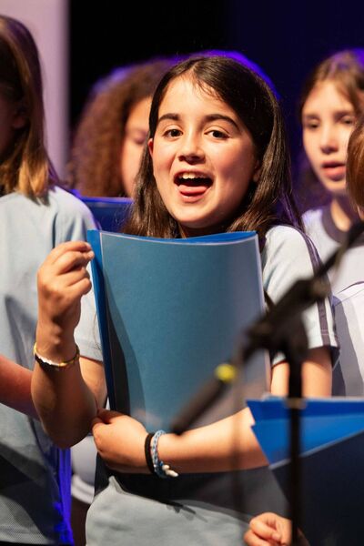 In full voice at a Music Generation Roscommon event at Roscommon Arts Centre last weekend. Pic: Brian Farrell 