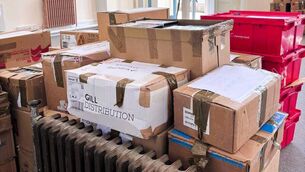 <p>Preparations are underway to transfer books, furniture, and equipment from King House to the temporary library at the courthouse.</p> <p>Preparations are underway to transfer books, furniture, and equipment from King House to the temporary library at the courthouse.</p>