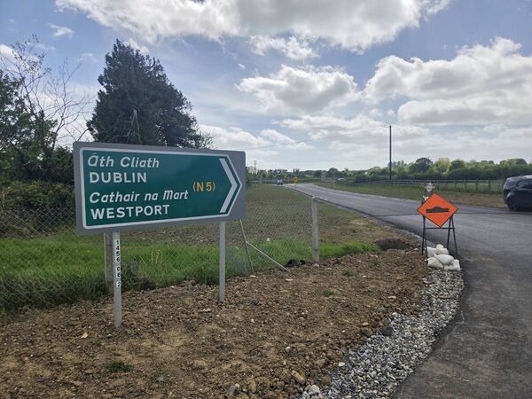 The new junction exit at Sheepwalk which is causing concern. The new junction exit at Sheepwalk which is causing concern.