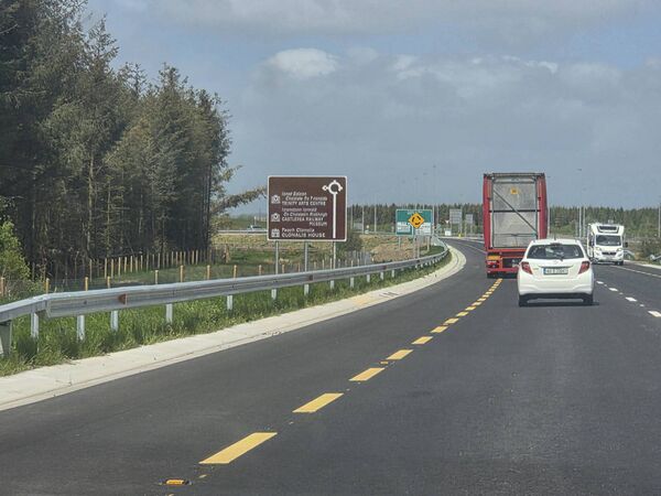 The main exit to Frenchpark village on the Dublin side. The main exit to Frenchpark village on the Dublin side.