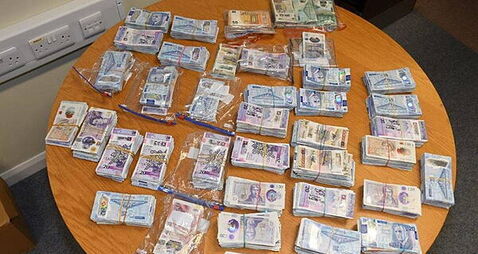 Five men and one female arrested in cross-border fraud investigation after seizure of £174k