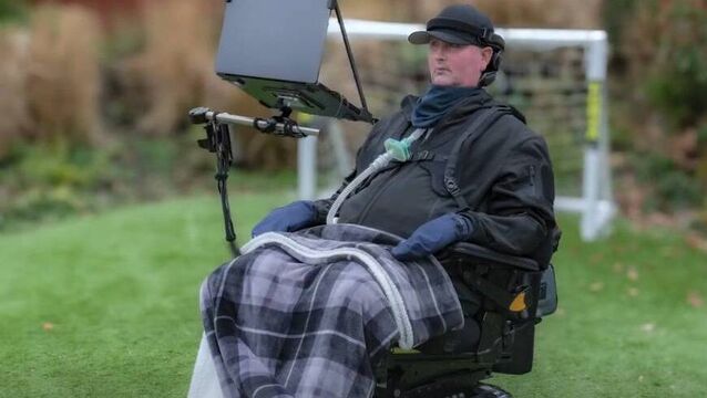<p>Cutting technology allows Eoin operate his wheelchair by his thoughts.</p>