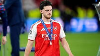 Declan Rice ‘devastated’ by CL final defeat but vows Arsenal will be back
