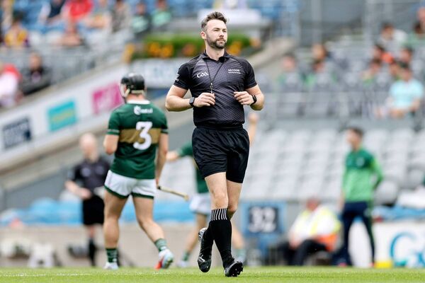 Oran's Matthew Farrell on duty for Saturday's Christy Ring Cup final between Derry and Kerry in Croke Park. Picture: INPHO/Laszlo Geczo Oran's Matthew Farrell on duty for Saturday's Christy Ring Cup final between Derry and Kerry in Croke Park. Picture: INPHO/Laszlo Geczo