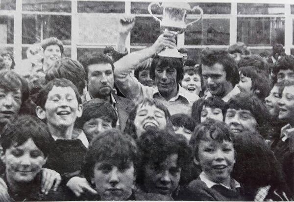 Following Roscommon's 1978 All-Ireland U-21 success against Kerry, Harry Crowley, captain Seamus Hayden and Peter Dolan visited the then Roscommon Vocational School. Following Roscommon's 1978 All-Ireland U-21 success against Kerry, Harry Crowley, captain Seamus Hayden and Peter Dolan visited the then Roscommon Vocational School.