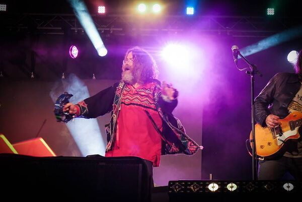 Liam Ó Maonlaí of the Hothouse Flowers performing at Night &amp; Day.
