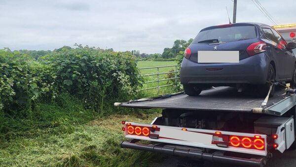 Driver arrested after turning back from checkpoint