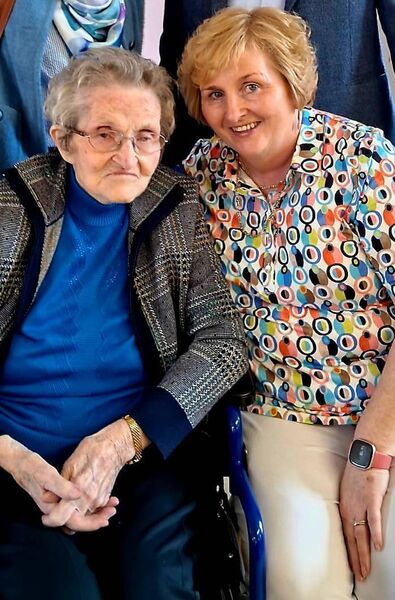 Kathleen Dockery, Knockglass, Ballinameen, celebrated her 100th birthday on May 14th in the Plunkett Home Nursing Unit, Boyle with her family, neighbours, friends and staff of the unit. 