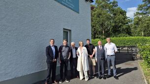 <p>Minister for Enterprise, Tourism and Employment Peter Burke on a visit to the McGahern Barracks, Cootehall on Friday last with Michael Cryan (chairperson McGahern Barracks Museum), Peter Griffin, Laura Burke, Brian Reynolds(development advisor to the Barracks) Tony Bambrick and Senator Gareth Scahill. </p> <p>Minister for Enterprise, Tourism and Employment Peter Burke on a visit to the McGahern Barracks, Cootehall on Friday last with Michael Cryan (chairperson McGahern Barracks Museum), Peter Griffin, Laura Burke, Brian Reynolds(development advisor to the Barracks) Tony Bambrick and Senator Gareth Scahill. </p>
