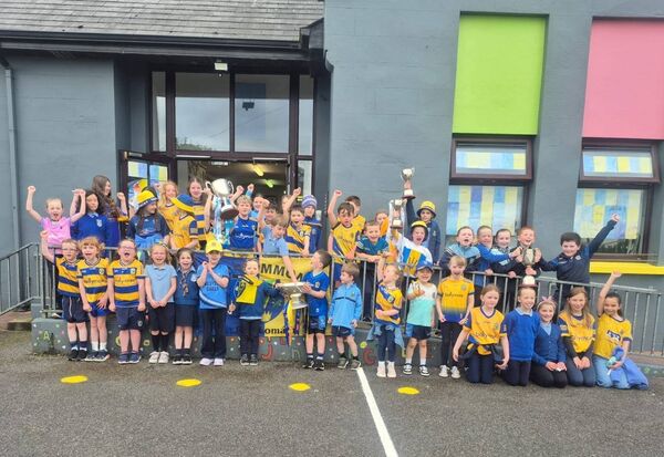 The Connacht cups were all brought to Tibohine NS on their tour around the county. The children and staff were delighted. The Connacht cups were all brought to Tibohine NS on their tour around the county. The children and staff were delighted.