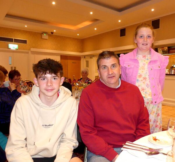 Tadhg Faughnan, Peadar Faughnan, and Erin Faughnan, Croghan pictured at the May Madness Ball in the Bush Hotel, Carrick-on-Shannon. Pic: Noreen Gaffney Tadhg Faughnan, Peadar Faughnan, and Erin Faughnan, Croghan pictured at the May Madness Ball in the Bush Hotel, Carrick-on-Shannon. Pic: Noreen Gaffney