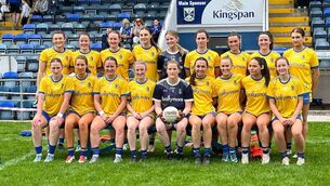 <p>The Roscommon intermediate ladies' football panel that were edged out by Cavan in the opening round of this year's All-Ireland championship at Kingspan Breffni on Sunday afternoon. Picture: Roscommon LGFA</p>