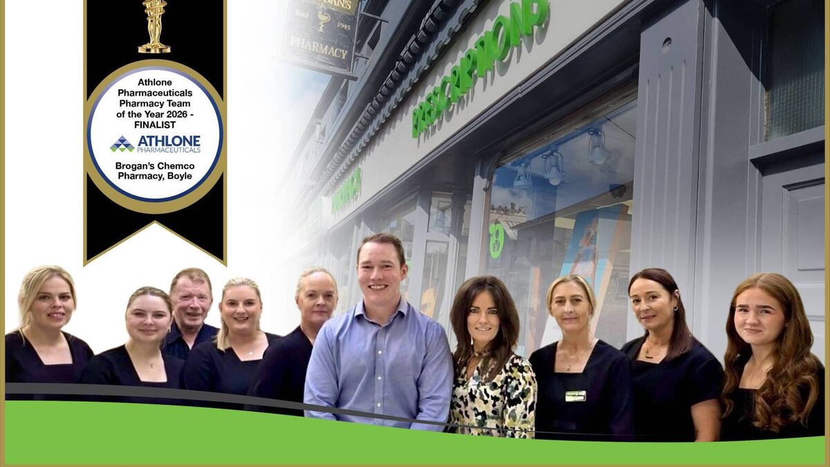 Team at County Roscommon pharmacy in running for major award