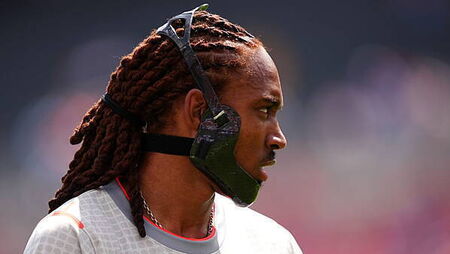 Djed Spence reveals he will have to play whole World Cup in protective mask