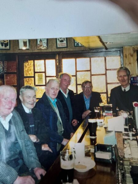 The late Paddy Daly with some of his customers. The late Paddy Daly with some of his customers.