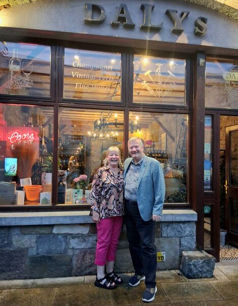 Ger Daly, proprietor of Dalys Public House on Bridge Street, Boyle pictured on her last evening open, Sunday, May 31st, with her brother-in-law, Padraig Daly. Pic: Noreen Gaffney Ger Daly, proprietor of Dalys Public House on Bridge Street, Boyle pictured on her last evening open, Sunday, May 31st, with her brother-in-law, Padraig Daly. Pic: Noreen Gaffney
