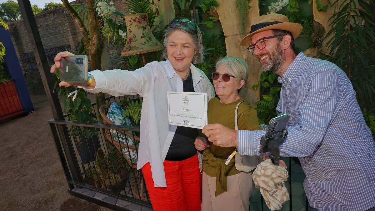 Awards for two County Roscommon projects at Bloom